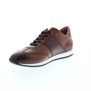 Bruno Magli Elliot Cognac Calf Men's Leather Sneaker Size US 9.5 Eu 42.5 M